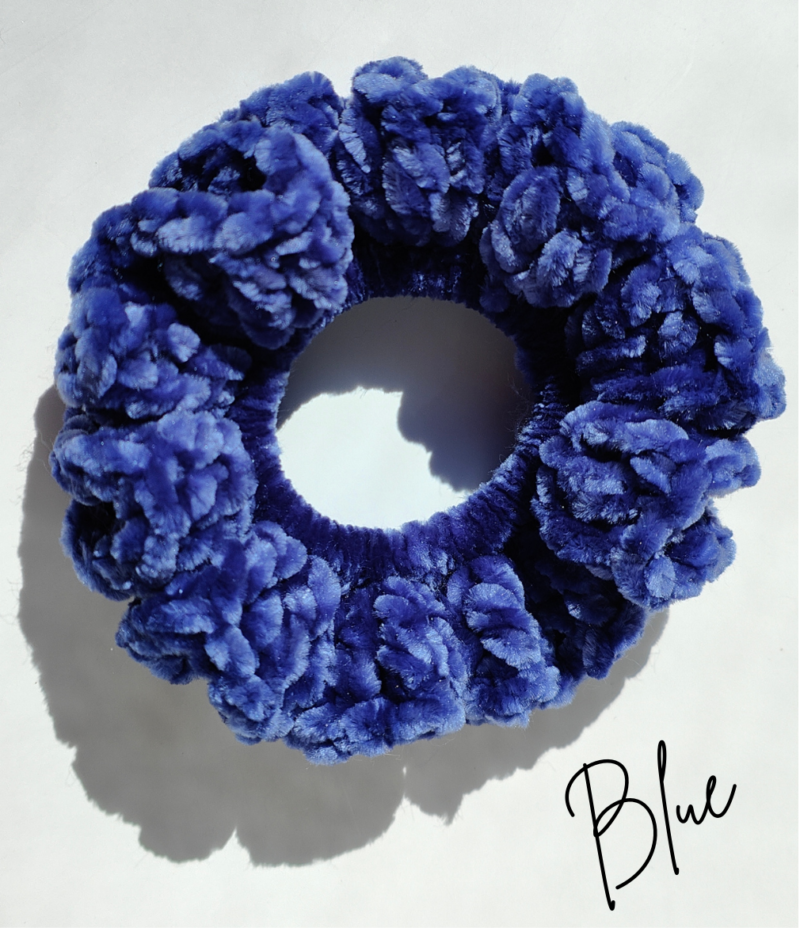 Blue Scrunchie