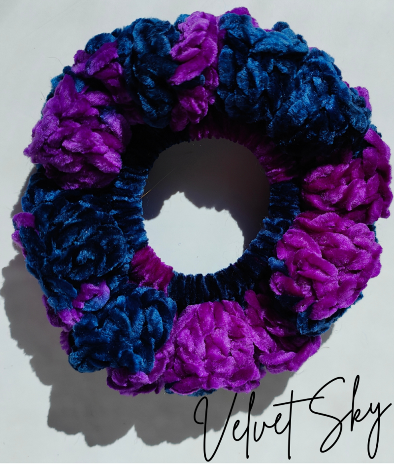 Velvet Sky Scrunchie